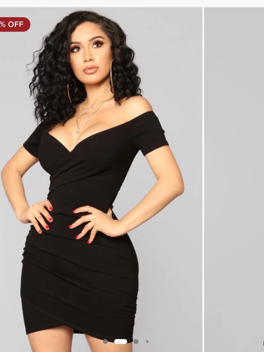 Fashion Nova Black One-Shoulder Bodycon Dress